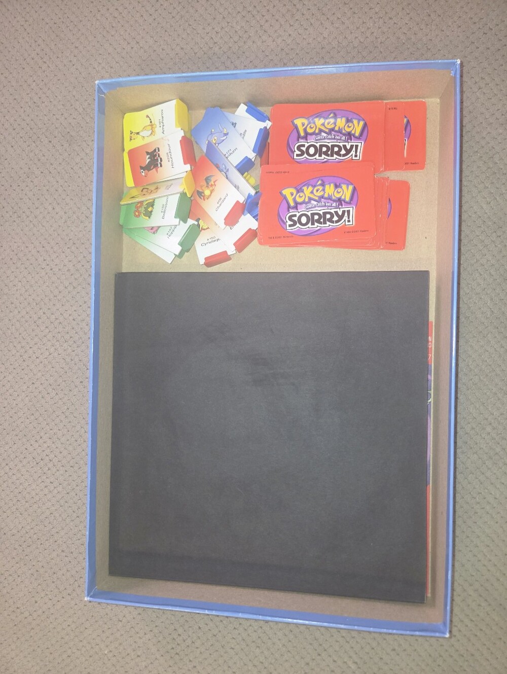 Vintage 2001 Pokemon Sorry 2001 Board Game 100% Complete Gold & Silver Edition - Picture 7 of 16